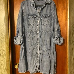 Denim Shirt Dress